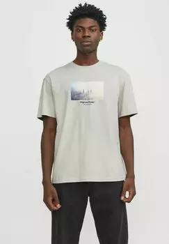 Футболка с принтом JORVESTERBRO PICTURE CREW NECK Jack & Jones, цвет moonbeam