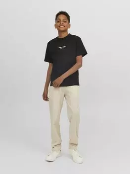 Футболка с принтом Jorvesterbro Tee Crew Neck Jack & Jones, черная