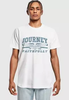 Футболка с принтом JOURNEY ROCK BAND - FAITHFULLY GRAPHIC Merchcode, белый