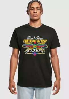 Футболка с принтом JOURNEY ROCK BAND - WINGS GRAPHIC Merchcode, черный