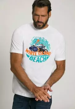 Футболка с принтом JP1880, белый