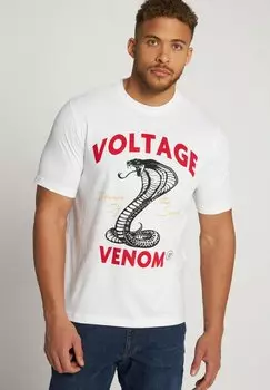 Футболка с принтом JP1880, белый