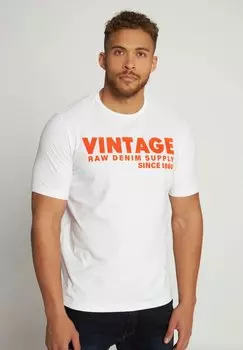 Футболка с принтом JP1880, белый