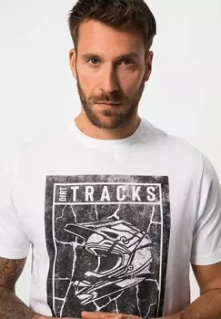 Футболка с принтом JP1880, белый