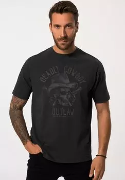 Футболка с принтом JP1880, черный