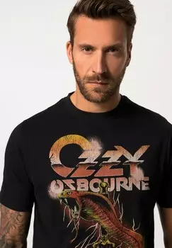 Футболка с принтом JP1880, черный