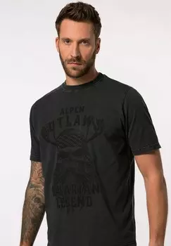 Футболка с принтом JP1880, черный