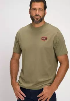 Футболка с принтом JP1880, хаки