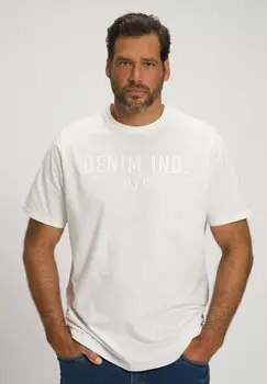 Футболка с принтом JP1880, молочный