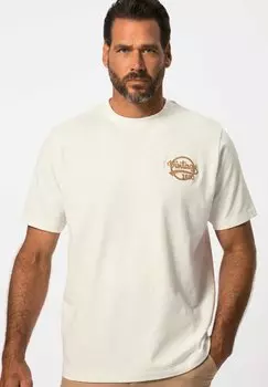 Футболка с принтом JP1880, молочный