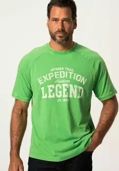 Футболка с принтом JP1880, оливковый