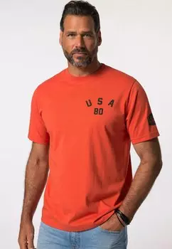 Футболка с принтом JP1880, оранжевый