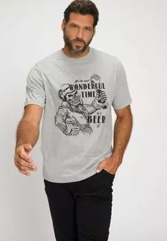 Футболка с принтом JP1880, светло-розовый