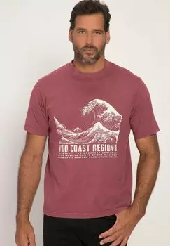 Футболка с принтом JP1880, темно-красный