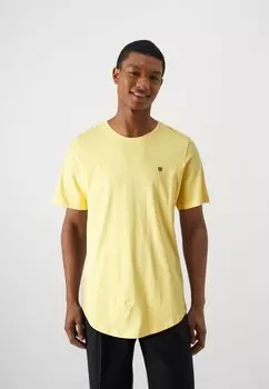 Футболка с принтом Jprblabrody Tee Crew Neck 7 Pack Jack & Jones, крапчатый темно-желтый/беловатый/сине-серый