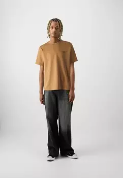 Футболка с принтом JPRBLACHAD CREW NECK TEE Jack & Jones, коньяк