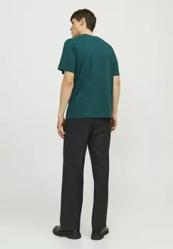 Футболка с принтом JPRBLUARCHIE Jack & Jones PREMIUM, бирюзовый