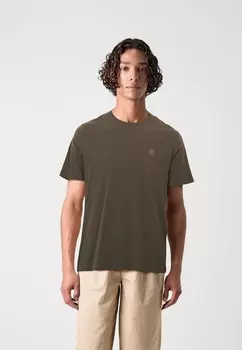 Футболка с принтом JPRCCLOGAN TEE CREW NECK 5 PACK Jack & Jones, черный
