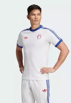 Футболка с принтом JUDE BELLINGHAM 3-STRIPES adidas, белый