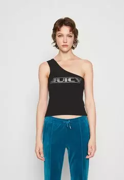 Футболка с принтом Juicy Couture, черный