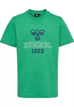 Футболка с принтом JULLE Hummel, цвет ming green