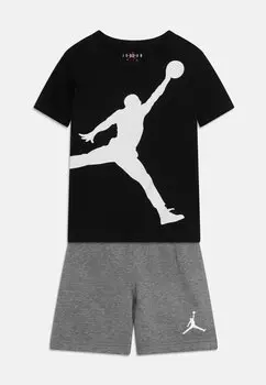 Футболка с принтом JUMBO JUMPMAN SHORT SET UNISEX Jordan, серый