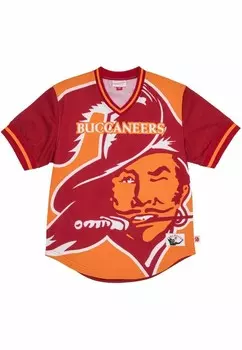 Футболка с принтом JUMBOTRON NFL TAMPA BAY BUCCANEERS Mitchell & Ness, красный