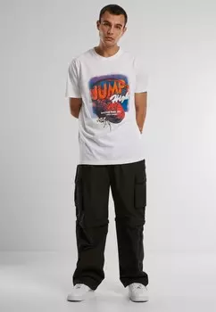 Футболка с принтом JUMP HIGH TEE Mister Tee, белый