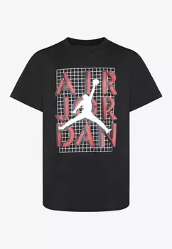 Футболка с принтом JUMPMAN JORDAN STACK TEE, цвет black