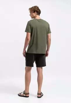 Футболка с принтом JUNG KAFT, зеленый