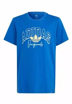 Футболка с принтом Junior adidas Originals, королевский синий