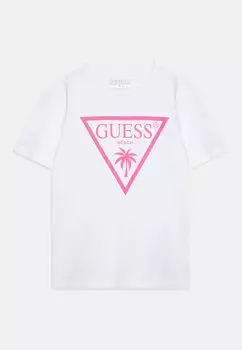 Футболка с принтом JUNIOR MINIME Guess, белый