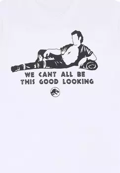 Футболка с принтом JURASSIC PARK GOOD LOOKING Henry Tiger, белый