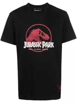 Футболка с принтом Jurassic Park Neil Barrett, черный