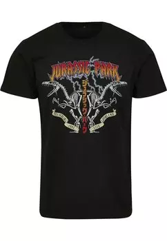 Футболка с принтом JURASSIC PARK ROCK Merchcode, черный