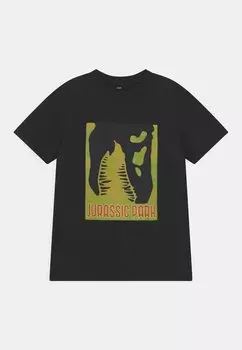 Футболка с принтом Jurassic Park Tee Unisex Mister Tee, черный