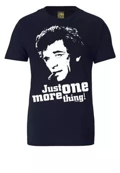 Футболка с принтом JUST ONE MORE THING! LOGOSHIRT, цвет navy