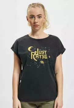 Футболка с принтом Just Rhyse, черный
