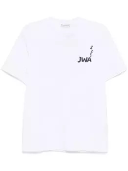 Футболка с принтом JWA JW ANDERSON, белый