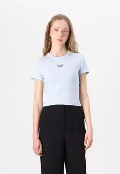 Футболка с принтом JXGIGI BABY TEE JJXX, светло-голубой