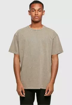 Футболка с принтом K HOPE ACID WASHED Merchcode, хаки