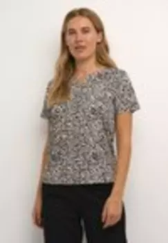 Футболка с принтом Kaffe, черный