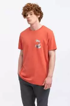 Футболка с принтом Kaft, красный