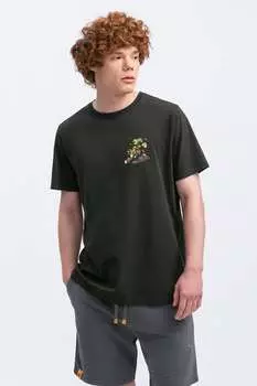 Футболка с принтом Kaft, серый