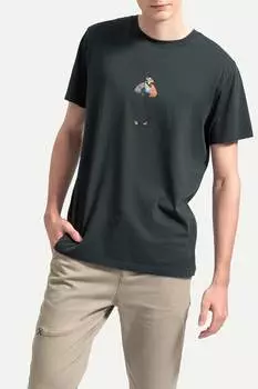 Футболка с принтом Kaft, зеленый