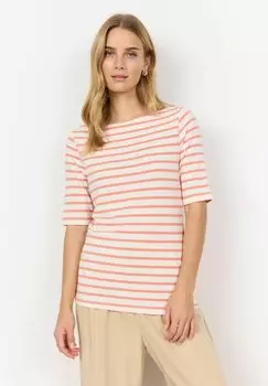 Футболка с принтом KAIZA Soyaconcept, розовый