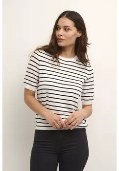 Футболка с принтом KAMALA Kaffe, белый