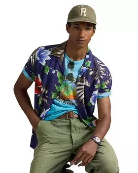 Футболка с принтом «Кэмп» Polo Ralph Lauren, мультиколор