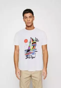 Футболка с принтом Kaotiko, белый