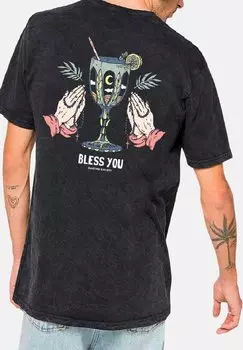 Футболка с принтом Kaotiko, черный